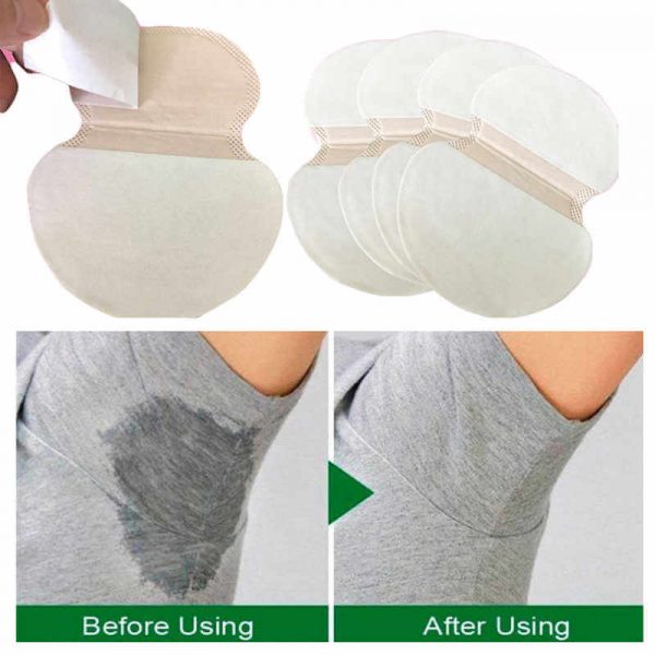 underarm sweat pads that stick to skin