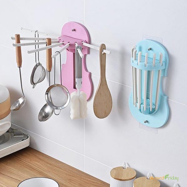 stylish hanging kitchen utensils rack